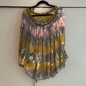 XCVI brand gorgeous sheer top size 2x